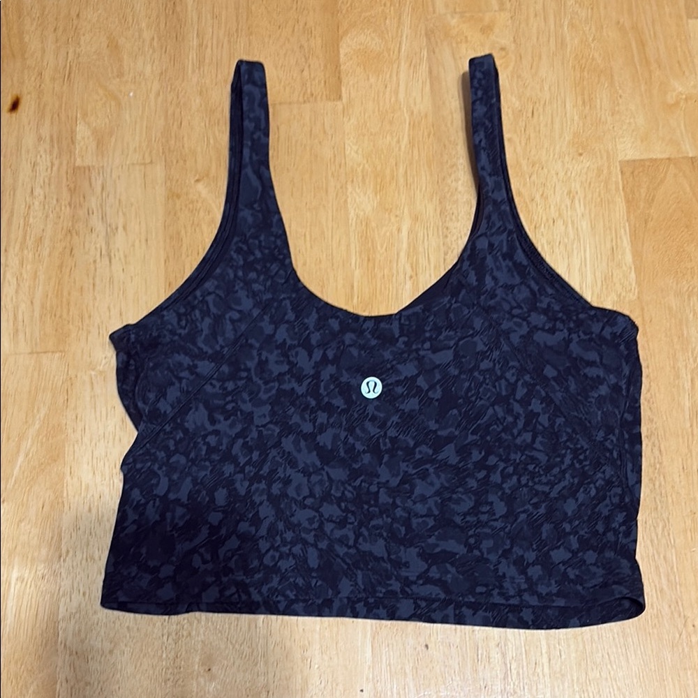 lululemon athletica Dark Patterned Tank Top